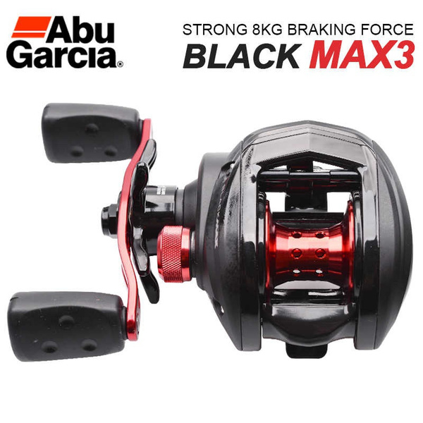 ABU GARCIA Baitcasting Fishing Reels BLACK MAX left/right 4+1 Gear