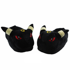Anime Umbreon Slipper Stuffed 27cm Umbreon Slipper Indoor for Adults Home House Soft Plush Shoes 