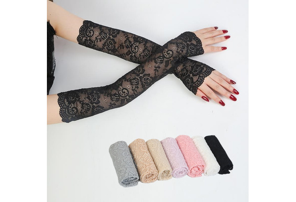 Black Lace Arm Sleeves