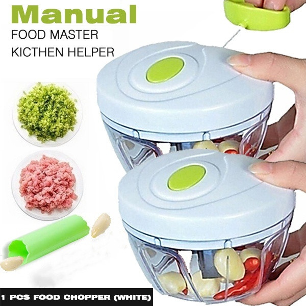 Manual Vegetable Cutter Garlic Chopper Food Twist Slicer Meat