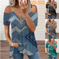 Summer, Plus Size, Shirt, Sleeve