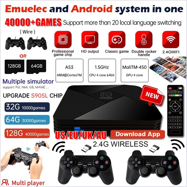 The new upgrade High Quality Video Game Box G5 S905L WiFi 4K HD Super ...
