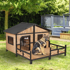 Wooden, dog houses, Pets, house