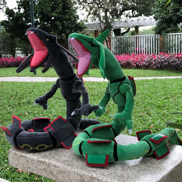 10pcs/lot Pokemon 7-9cm Dragon Plush Toy Mega Rayquaza Green And Shiny  Black Anime Action PVC Toys Figures - AliExpress