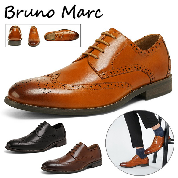 Bruno Marc Men's Business Dress Shoes Leather Dress Shoes Party Shoes