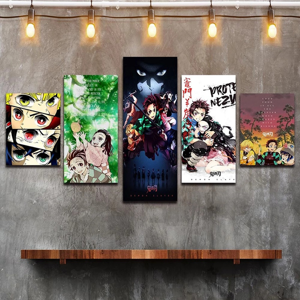 Demon Slayer Painting Wall Poster