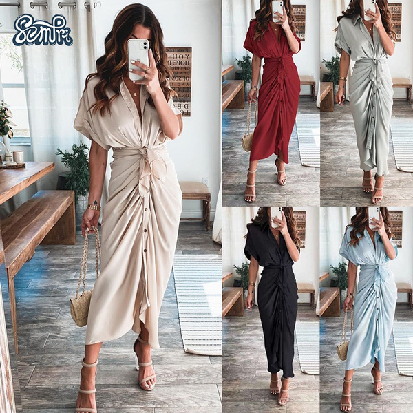 Women's Summer T Shirt Maxi Dress Batwing Sleeve,add on Items Under 10  Dollars,items,Deals Today,Sales Today Clearance Prime only Under 5,Deals  Under 5 Dollars,Blouses Cheap