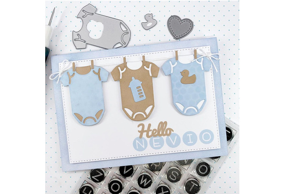 Qoiseys Baby Clothes Metal Die Cuts for Card Making,Cutting Dies Cut  Stencils for DIY Scrapbooking Photo Album Paper Crafting Embossing Template  - Yahoo Shopping