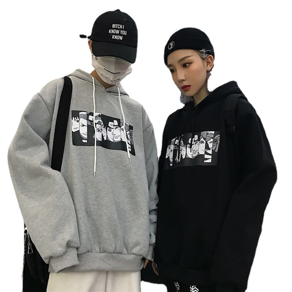 Anime clearance couple hoodies