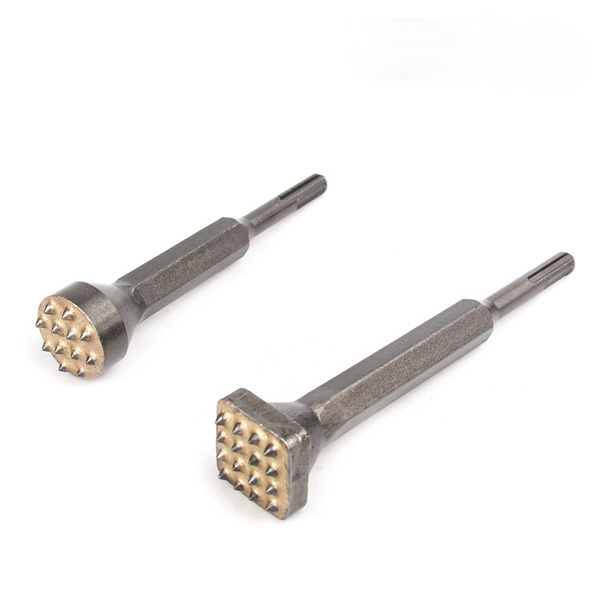 Alloy Point Groove Gouge Flat Round Electric Flower Hammer Drill Bit ...