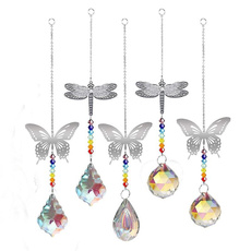 butterfly, dragon fly, pendantwithbutterfly, hangingcrystaldecoration