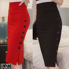 Ladies, button, slim, Women's Fashion
