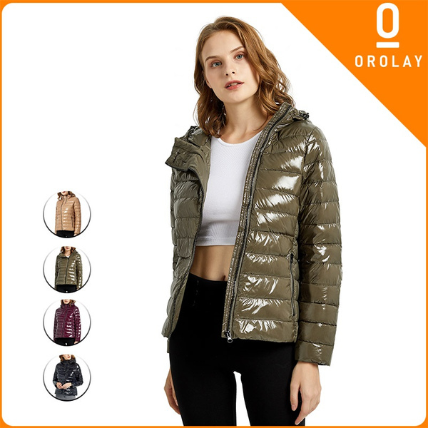 Orolay Womens Oversized Short Down Jacket