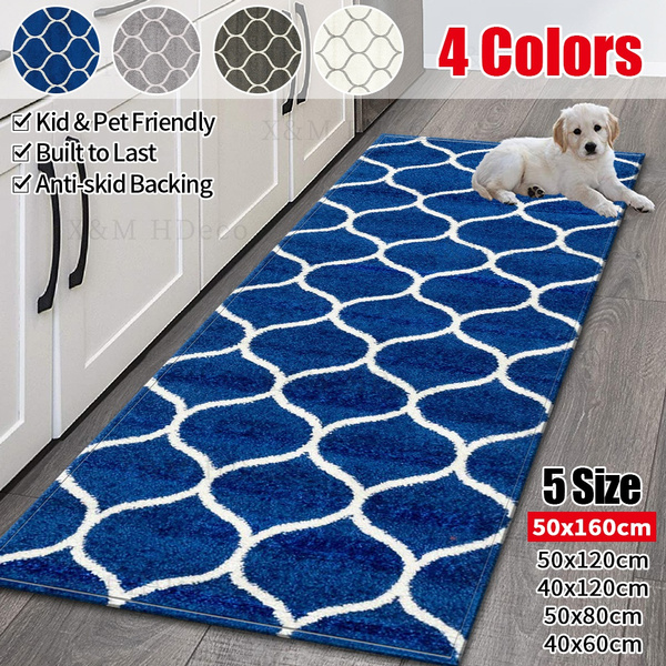 4 Colors Super Soft Water Drop Pattern Kitchen Rugs for Door Way