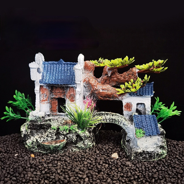 Image showcasing Small Fishtank Accessories for Aquarium Aquarium Decoration Ornament ...