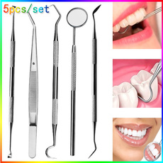 Steel, dentalmirror, dentalhygienetool, toothcarekit