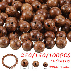 Necklace, brown, woodenbead, beadsforbracelet