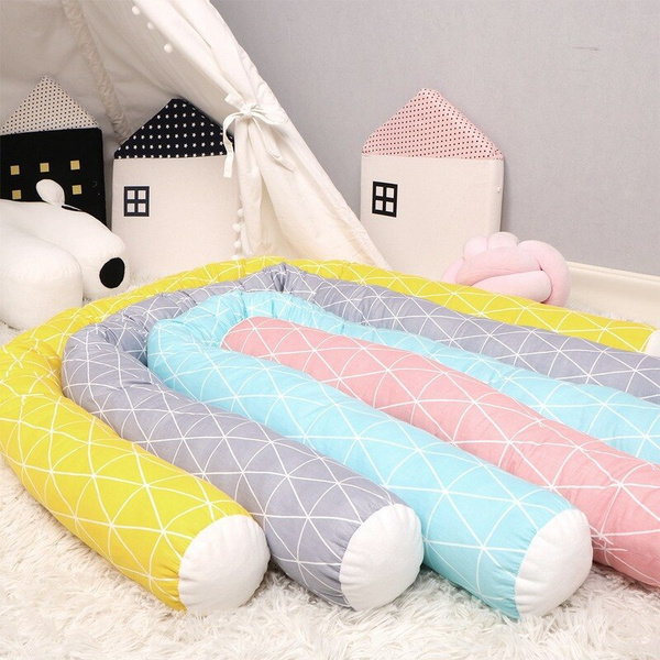 Long Pillow Children Bed Fence Baby Anticollision Pillows Bedside