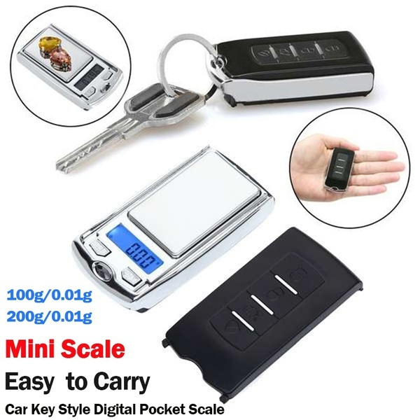 PORTABLE CAR KEY DIGITAL POCKET SCALE 0.01G-200G MINI JEWELRY WEIGHING NEW PORTABLE CAR KEY DIGITAL POCKET SCALE 0.01G-200G MINI JEWELRY WEIGHING NEW