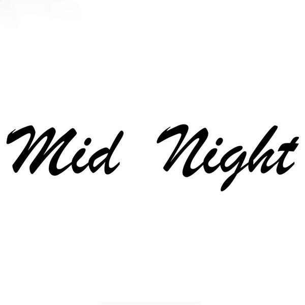 Car stickers midnight racing club car sticker funny vinyl decals
