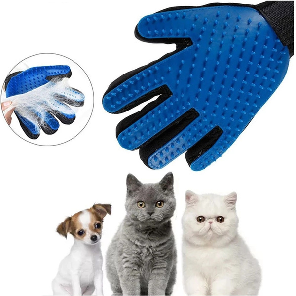 Pet grooming shop gloves for cats