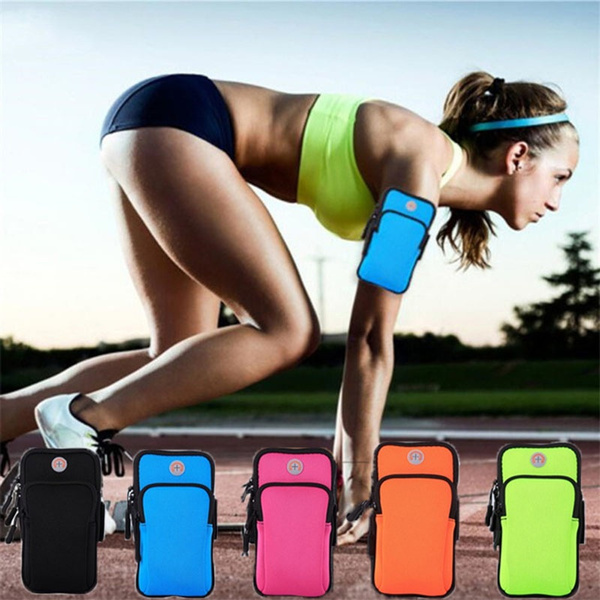 Sports Arm Pack Running Bag Mini Outdoor Fitness Multi-Function Key Change  Arm Bag
