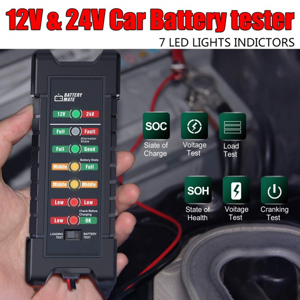 neoteck 24v 12v car battery tester