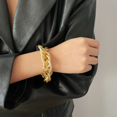 Chain Necklace, Fashion, Choker, gold
