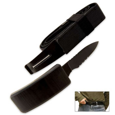 Leather belt, Stainless Steel, hiddenknife, Moda masculina