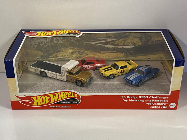 PROMO Hot Wheels Cromo/Oro 4 Raggi R/R Asse Lungo 1:64 Gomma Pneumatici 40 - Foto 12