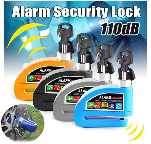 Disc Brake Lock Motorcycle Alarm With 110db Alarm Sound, Anti-Theft Waterproof, Keyless Locking Anti-Theft Security Wheel Disc Lock For Motorcycle – Buy The Best Products In The Online Store