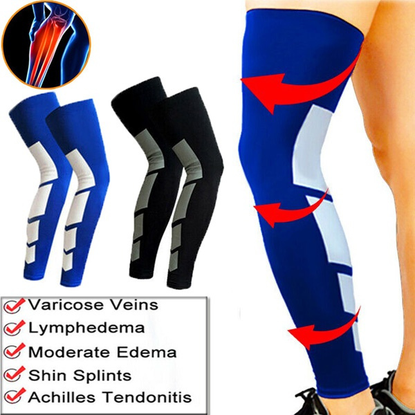 Compression Knee Sleeves Full Leg Sport Support Varicose Veins Socks  Stocking