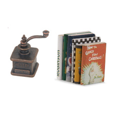 miniaturedollhousebook, coffeegrinder, Colorful, doll