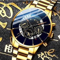 metalstrapwatchesformen, Fashion, business watch, leather strap