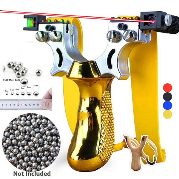 2021New Outdoor Powerful Sling Shot Folding Wrist Adult Slingshot