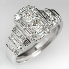 Fashion, wedding ring, sterling silver, Elegant