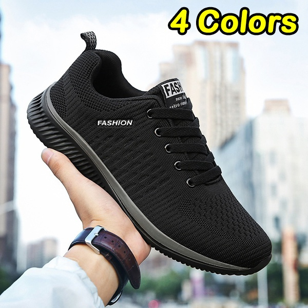 Men's Running Sneakers Shoes Outdoor Sports Breathable Casual Shoes Plus Size 