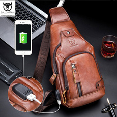 crossbordermenbag, genuine leather bag., mensusbchestbag, leather