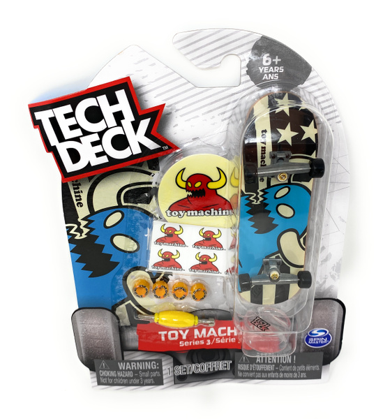 Spin Master Tech Deck [Series 3- 1/7] Ultra Rare- Toy Machine- Finger  Skateboard