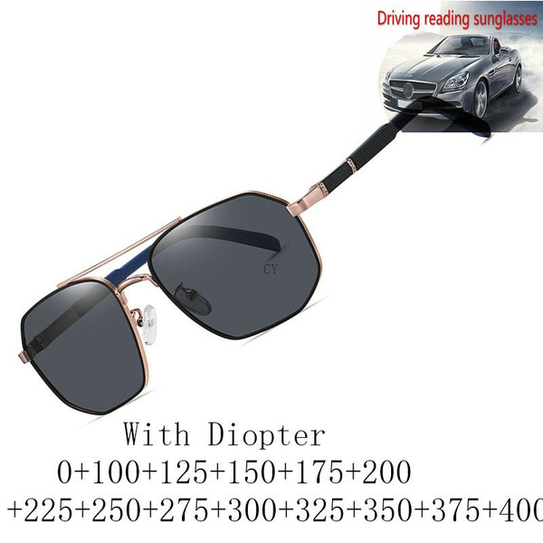 Mens Outdoor Driving Sports Full Reading Sunglasses Cycling Classic Reader Magnification 5301