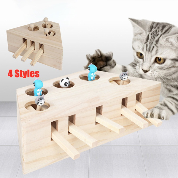 Cat with Mouse Wooden Puzzle