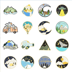 outdoorsgift, camping, Gifts, landscapebrooch