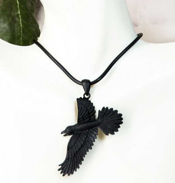 Gothic Black Raven Crow Scavenger 