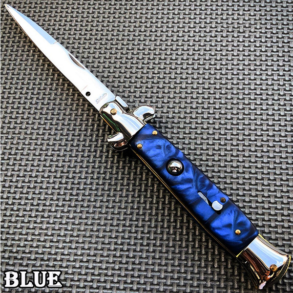 New Classic Gentleman Tactical Automatic Switchblade Knife Italian
