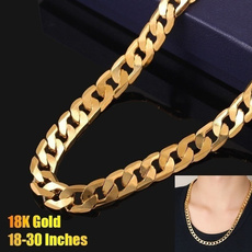 goldplated, clavicle  chain, Chain Necklace, necklaces for men