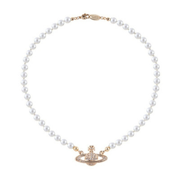 Vivienne Westwood Silver Saturn Pearl Necklace With India | Ubuy