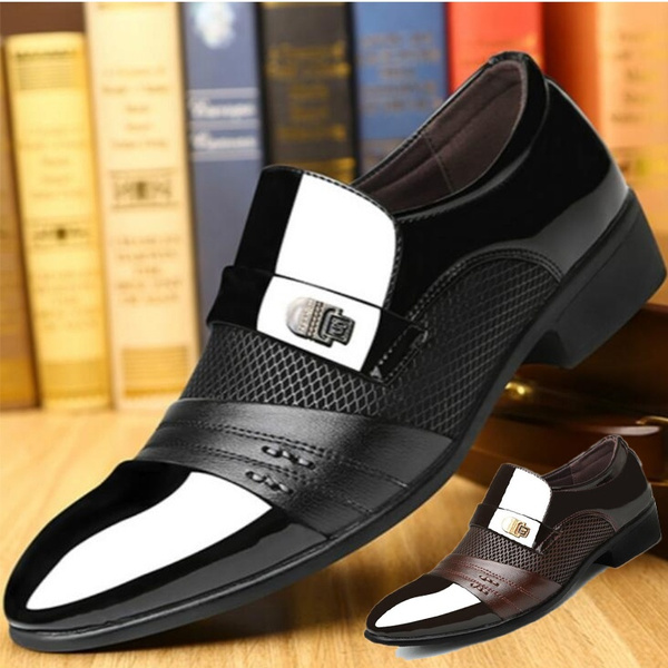 Men Shoes Luxury Brand Men Pointed Toe Leather Shoes Formal Shoes Dress Shoes for Male Business Wedding Shoes Chaussures Homme