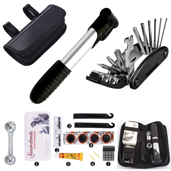 Portable Bicycle Repair Kit Multifunction Mountain Bike Repair Tire