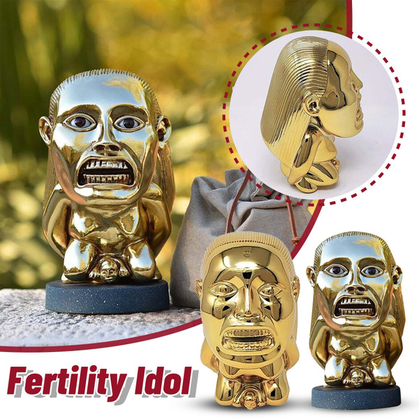 Indiana Jones Golden Fertility Idol 1:1 Gold-plated WITH EYES 