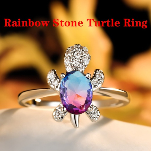 Turtle on sale engagement ring